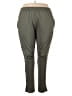 Adidas 100% Polyester Solid Green Active Pants Size 2X - photo 1