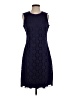 DKNY 100% Polyester Blue Cocktail Dress Size 4 - photo 1