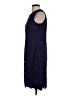 DKNY 100% Polyester Blue Cocktail Dress Size 4 - photo 5