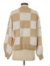 Unbranded 100% Acrylic Checkered-gingham Tan Pullover Sweater Size S - photo 2