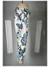 Chico's Paisley Blue Casual Pants Size Lg (2) - photo 4