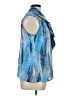 Jones Studio 100% Polyester Blue Sleeveless Blouse Size 1X - photo 4