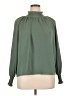 Nine West 100% Polyester Green Long Sleeve Blouse Size XL - photo 1