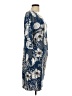 Robbie Bee 100% Polyester Print Blue Cocktail Dress Size L - photo 4