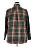 Unbranded 100% Polyester Plaid Green Long Sleeve Blouse Size XXL - photo 2
