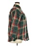 Unbranded 100% Polyester Plaid Green Long Sleeve Blouse Size XXL - photo 4