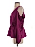 Trina Turk 100% Polyester Solid Pink Burgundy 3/4 Sleeve Blouse Size S - photo 5