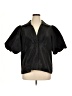 Simonton Says Black Short Sleeve Blouse Size XL - photo 1