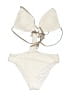 Unbranded Solid Ivory Two Piece Swimsuit Size XL - photo 1
