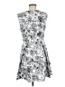 Forever 21 Contemporary 100% Polyester Print Gray Silver Cocktail Dress Size M - photo 2