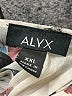 Alyx 100% Polyester Floral Ivory Short Sleeve Blouse Size XXL - photo 7