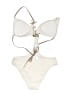 Unbranded Solid Ivory Two Piece Swimsuit Size XL - photo 2