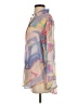 Lavender Brown 100% Polyester Print Pink Long Sleeve Blouse Size S - photo 5