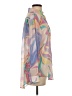 Lavender Brown 100% Polyester Print Pink Long Sleeve Blouse Size S - photo 4