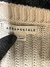 Aeropostale Stripes Ivory Pullover Sweater Size L - photo 7