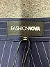 Fashion Nova Stripes Blue Casual Pants Size 1X - photo 4