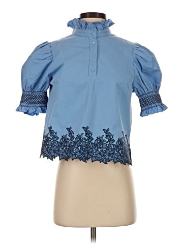 HYACINTH HOUSE Short Sleeve Blouse (view 1)