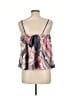 Fate Red Ivory Sleeveless Blouse Size L - photo 2