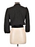 Monteau Polka Dots Black 3/4 Sleeve Blouse Size L - photo 2