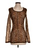 BKE Brown Long Sleeve Top Size XS - photo 1