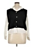 Sioni Color Block Black Sleeveless Blouse Size XL - photo 1