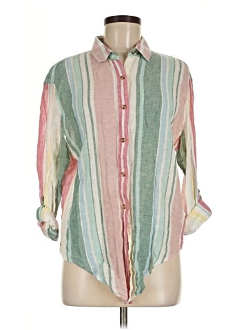 Harper 3/4 Sleeve Button-Down Shirt (view 1)