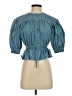 Ulla Johnson 100% Cotton Teal 3/4 Sleeve Blouse Size 0 - photo 1