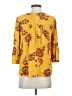 Old Navy 100% Rayon Yellow 3/4 Sleeve Blouse Size S - photo 2