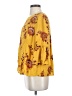 Old Navy 100% Rayon Yellow 3/4 Sleeve Blouse Size S - photo 5