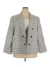 Bar III 100% Polyester Houndstooth Gray Blazer Size 3X - photo 1
