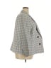 Bar III 100% Polyester Houndstooth Gray Blazer Size 3X - photo 4