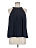 Doe & Rae Blue Sleeveless Blouse Size M - photo 1