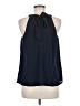 Doe & Rae Blue Sleeveless Blouse Size M - photo 2