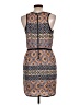 Bar III 100% Polyester Print Blue Casual Dress Size L - photo 2