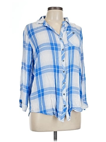 Hester & Orchard 3/4 Sleeve Button-Down Shirt (view 1)