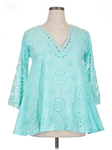 Misslook 3/4 Sleeve Blouse (view 1)