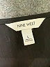 Nine West 100% Polyester Black Short Sleeve Blouse Size L - photo 7