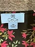 CeCe Floral Black Short Sleeve Blouse Size M (petite) - photo 7