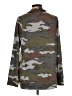 Oddi Camo Gray Turtleneck Sweater Size L - photo 2