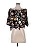 rue21 100% Polyester Black 3/4 Sleeve Blouse Size S - photo 1
