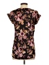 Express 100% Polyester Floral Brown Short Sleeve Blouse Size S - photo 2