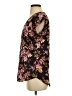 Express 100% Polyester Floral Brown Short Sleeve Blouse Size S - photo 5