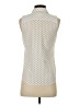 Ann Taylor Polka Dots Ivory Sleeveless Button-Down Shirt Size XS (petite) - photo 2
