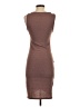Leith Solid Brown Casual Dress Size S - photo 2
