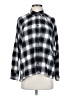 SO Plaid Silver Long Sleeve Button-Down Shirt Size S - photo 1