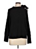 Caslon 100% Cotton Black Pullover Sweater Size Lg Petite - photo 1