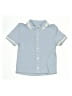 Layer 8 Blue Short Sleeve Button-Down Shirt Size 5 - photo 1