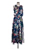 Studio One 100% Polyester Tropical Blue Casual Dress Size 10 - photo 1