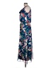 Studio One 100% Polyester Tropical Blue Casual Dress Size 10 - photo 5