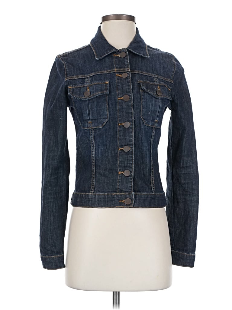 Pre-owned Kut From The Kloth Denim Jacket In Blue
